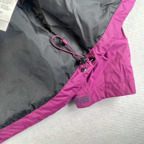 COLUMBIA Womens L Waterproof Jacket Berry Purple Lightweight Full Zip Hooded - Picture 11 of 14
